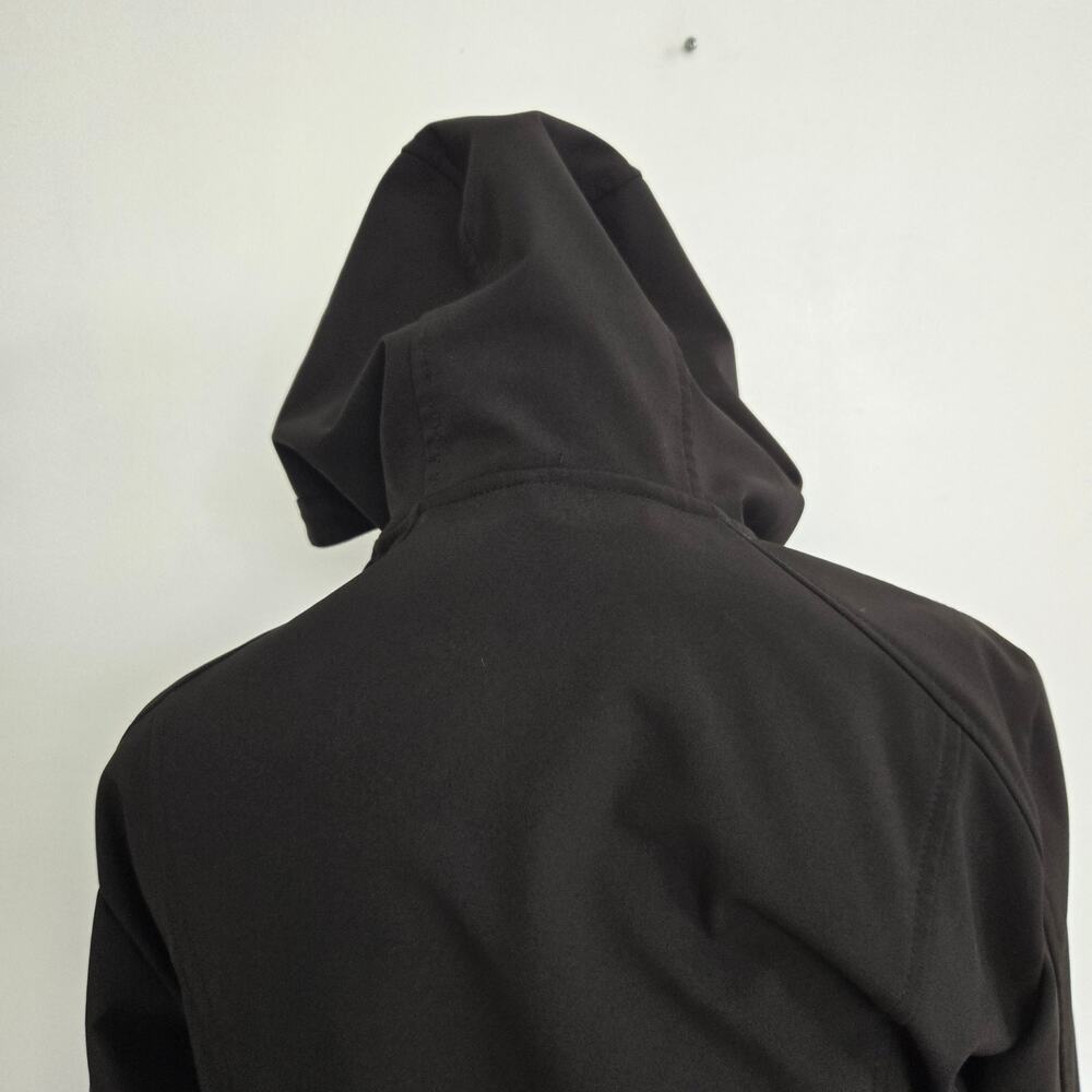 Lauren Ralph Lauren Stylish Hooded Soft Shell Anorak Raincoat Black Women Small - Picture 8 of 14